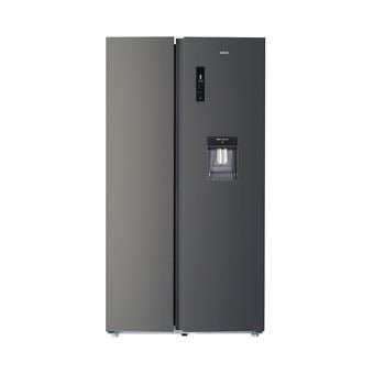 CHiQ Réfrigérateur congélateur américain Double portes - FSS559NEI42D - Acier inoxydable - ElectroSpeedy