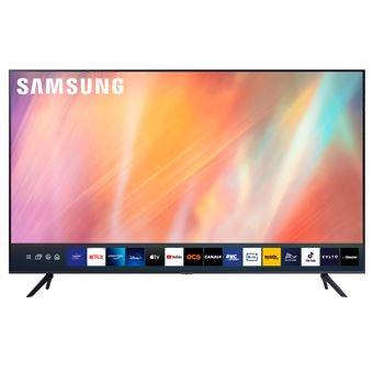 TV Samsung Crystal 50" LED 50AU7105 4K UHD Gris anthracite - ElectroSpeedy
